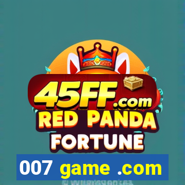007 game .com